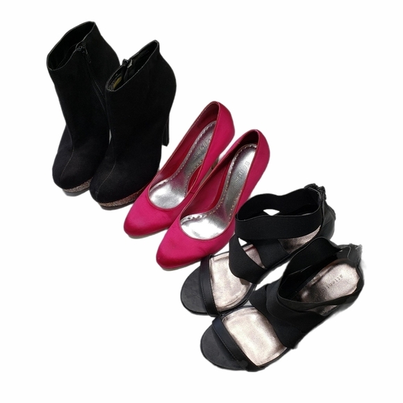 Three Pairs of Party Club Dresswear Heels Boots 8 - Picture 4 of 13